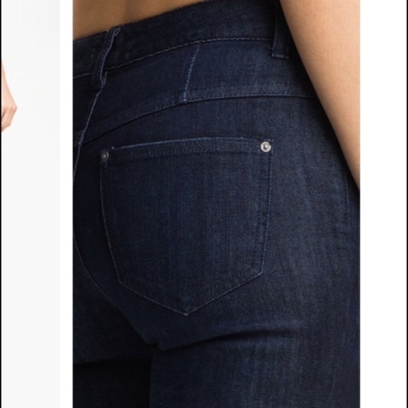 Free People DARK WASH Skinny Stretch Blue Jeans 26 - Picture 3 of 4